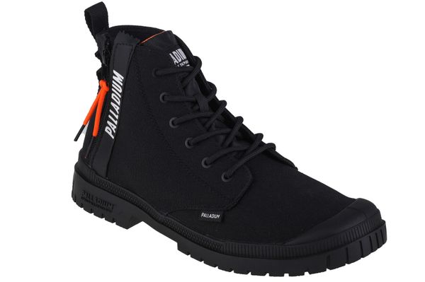 Buty sportowe Sneakersy unisex, Palladium SP20 Unzipped. Czarne buty sportowe na co dzień damskie Palladium, bez wzorów, z materiału, trekkingowe. Za 359.99 zł.