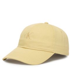 Czapka z daszkiem Calvin Klein. Żółte czapki męskie CALVIN KLEIN, bez wzorów. Za 169.99 zł.