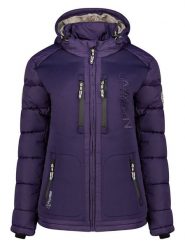 Geographical Norway Kurtka zimowa "Beachwood" w kolorze fioletowym rozmiar: S. Różowe kurtki damskie Geographical Norway, na zimę, s, z aplikacjami, z puchu, bez kaptura. Za 340.18 zł.