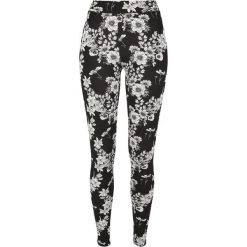 Damskie Legginsy W Delikatne Kwiaty. Czarne legginsy damskie Urban Classics, xs, bez wzorów. Za 94.99 zł.