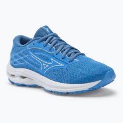 Buty do biegania damskie Mizuno Wave Equate 8 marina/ nimbus cloud/ federal blue. Niebieskie obuwie do biegania damskie Mizuno, mizuno wave. Za 319.99 zł.