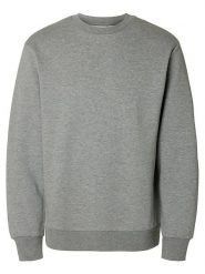 SELECTED HOMME Bluza w kolorze szarym rozmiar: S. Szare bluzy bez kaptura męskie Selected Homme, s, z bawełny. Za 66.00 zł.