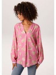 Aniston Bluzka w kolorze różowo-beżowym rozmiar: 40. Różowe bluzki damskie Aniston, bez wzorów, z wiskozy, bez kołnierzyka, bez ramiączek. Za 130.99 zł.