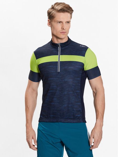 CMP Koszulka rowerowa 33N6777 Niebieski Regular Fit. Niebieskie t-shirty sportowe męskie CMP, m, z syntetyku, bez ramiączek. Za 249.99 zł.