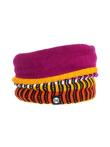 Buff Szal-koło ze wzorem - szer. 21 cm rozmiar: onesize. Żółte szaliki i kominy damskie Buff, bez wzorów, z polaru. Za 109.26 zł.