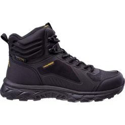 Buty sportowe męskie Elbrus Hixon MID WP C. Czarne buty fitness męskie ELBRUS, bez zapięcia. Za 391.35 zł.
