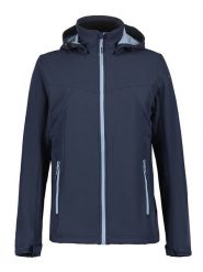 Icepeak Kurtka softshellowa "Brimfield" w kolorze błękitno-granatowym rozmiar: 50. Niebieskie kurtki outdoor męskie ICEPEAK, bez wzorów, bez kaptura. Za 187.52 zł.