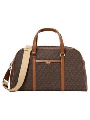 Michael Kors Torba podróżna w kolorze ciemnobrązowym - 48 x 28,5 x 21 cm rozmiar: onesize. Brązowe torebki klasyczne damskie Michael Kors, bez wzorów, z materiału, bez dodatków. Za 1,164.06 zł.