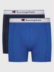 Champion Komplet 2 par bokserek Parigamba U20003 Niebieski. Niebieskie bokserki męskie CHAMPION, bez wzorów, z bawełny. Za 89.99 zł.