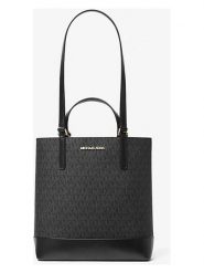 Michael Kors Skórzana torebka w kolorze czarnym - 30 x 27 x 9 cm rozmiar: onesize. Czarne torebki klasyczne damskie Michael Kors, bez wzorów, z materiału, bez dodatków. Za 850.52 zł.