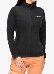 Bluza polarowa damska Berghaus Prism 2.0 Micro IA FL Jacket. Czarne bluzy z kapturem damskie Berghaus, s, z materiału. Za 199.99 zł.