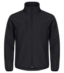 Clique Classic Softshell Jacket – 96% poliester z recyklingu, elastyczna – Black. Czarne kurtki softshell damskie CLIQUE, m, bez wzorów, z poliesteru, bez kaptura. Za 265.94 zł.