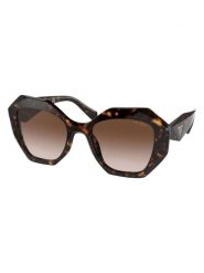 PRADA Damskie okulary przeciwsłoneczne w kolorze brązowo-jasnobrązowym rozmiar: 53. Brązowe okulary przeciwsłoneczne damskie Prada. Za 1,304.99 zł.