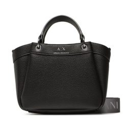Torebka Armani Exchange. Czarne torebki klasyczne damskie Armani Exchange, bez wzorów, bez dodatków. Za 649.99 zł.