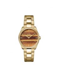 Cluse Zegarek Féroce Petite CW11218 Złoty. Żółte, analogowe zegarki damskie Cluse, złote. Za 359.99 zł.
