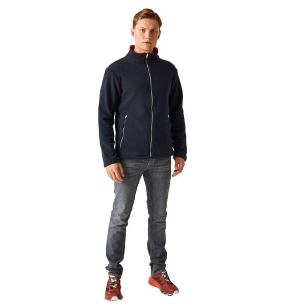 Bluza Polarowa Męska Ascender 250. Czerwone bluzy z kapturem męskie Regatta, na zimę, l, z materiału. Za 77.99 zł.