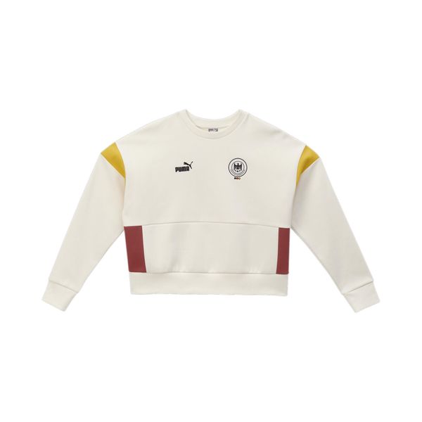 Damska bluza z okrągłym dekoltem Deutscher Handball Bund Archive PUMA. Białe bluzy bez kaptura damskie Puma, xl, z materiału. Za 305.00 zł.