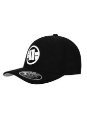 Czapka męska Pitbull Snapback Hybrid Logo. Czarne czapki męskie PITBULL, bez wzorów, z bawełny, klasyczne. Za 119.99 zł.