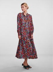 YAS Sukienka koszulowa 26027838 Kolorowy Regular Fit. Sukienki damskie YAS, s, bez wzorów, z wiskozy, bez kołnierzyka, bez ramiączek, koszulowe. Za 499.99 zł.