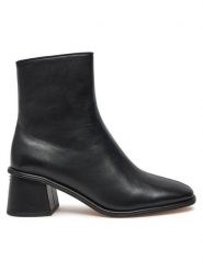 Coach Botki Gigi Bootie CX017 Czarny. Czarne botki damskie Coach, ze skóry, bez obcasa, na słupku, bez zapięcia. Za 1,319.00 zł.