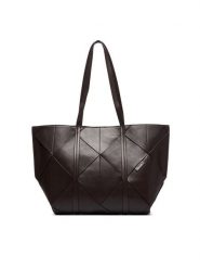 Calvin Klein Torebka Woven Medium Carryall LV04F3548G Brązowy. Brązowe torebki klasyczne damskie CALVIN KLEIN, bez wzorów, ze skóry, bez dodatków. Za 699.99 zł.
