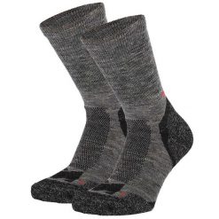 Skarpety turystyczne dla dorosłych Xtreme Wełna Merino 2-pak. Szare skarpetki damskie XTREME SOCKSWEAR, bez wzorów, z materiału. Za 134.50 zł.