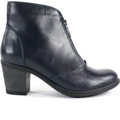 BOTKI DAMSKIE ESC 1363 GRA. Botki damskie ESCOTT, ze skóry, bez obcasa, bez zapięcia. Za 169.00 zł.