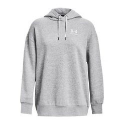Damska bluza z kapturem Under Armour Essential Flc OS. Białe bluzy z kapturem damskie Under Armour, s, z dzianiny. Za 282.28 zł.