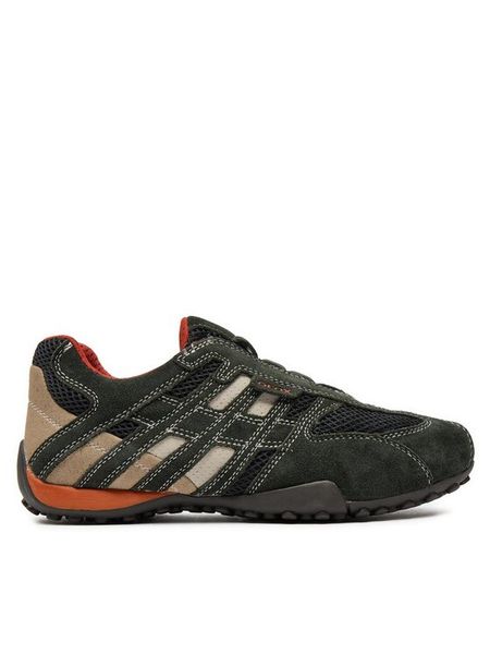 Geox Półbuty U Snake L U4207L 02214 C1300 Zielony. Zielone półbuty męskie Geox, z materiału, bez zapięcia. Za 289.99 zł.