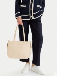 Beverly Hills Polo Club Torebka CWB-BHPC-C-005-07 Beżowy. Brązowe torebki klasyczne damskie Beverly Hills Polo Club, bez wzorów, z materiału, bez dodatków. Za 219.99 zł.