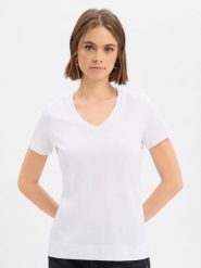JOOP! Koszulka damska Kobiety Bawełna biały jednolity, 36. Białe t-shirty damskie Joop!, bez wzorów, z bawełny, bez kołnierzyka. Za 299.95 zł.