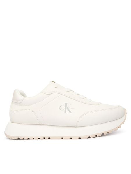 Calvin Klein Sneakersy V3A9-83110-1355530 D Biały. Białe buty sportowe dziewczęce CALVIN KLEIN, bez wzorów, ze skóry, bez zapięcia. Za 499.99 zł.