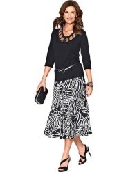 WITT WEIDEN Koszulka w kolorze czarnym rozmiar: 54. Czarne bluzki damskie WITT WEIDEN, bez wzorów, bez kołnierzyka, bez ramiączek. Za 82.83 zł.