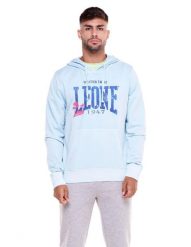 Męska bluza plażowa wciągana. Fioletowe bluzy sportowe męskie LEONE 1947 APPAREL, l, z bawełny. Za 168.36 zł.