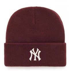 Czapka zimowa unisex '47 NEW YORK. Czerwone czapki męskie 47 Brand, na zimę, bez wzorów, sportowe. Za 170.16 zł.