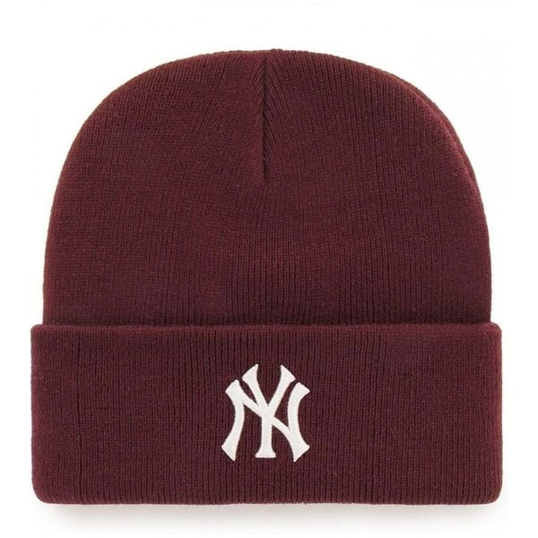 Czapka zimowa unisex '47 NEW YORK. Czerwone czapki męskie 47 Brand, na zimę, bez wzorów, sportowe. Za 170.16 zł.