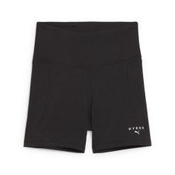 Damskie obcisłe szorty PUMA x HYROX CLOUDSPUN 3" PUMA Black. Czarne szorty damskie Puma, bez wzorów, z dzianiny, klasyczne, z podwyższonym stanem. Za 259.25 zł.