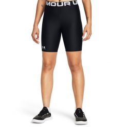 Under Armour UA HG 8IN SHORT Szorty damskie. Czarne spodenki sportowe damskie Under Armour, s, z materiału, do biegania. W wyprzedaży za 104.99 zł.