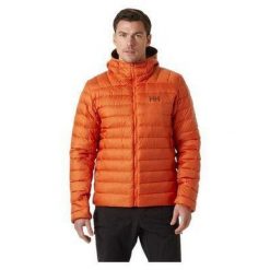 Kurtka puchowa męska Helly Hansen Verglas Hooded Down 2.0. Brązowe kurtki męskie Helly Hansen, m, bez wzorów, z puchu, sportowe, bez kaptura. Za 1,150.00 zł.