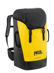 Plecak Petzl Transport 60 - yellow. Żółte plecaki damskie PETZL, bez wzorów, z materiału, biznesowe. Za 667.75 zł.