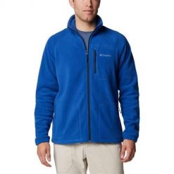 Bluza sportowa męska Columbia 1420421442. Niebieskie bluzy bez kaptura męskie Columbia, bez wzorów, sportowe, bez kołnierzyka, bez ramiączek. Za 199.99 zł.