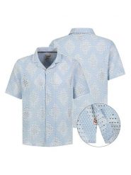 Eight2Nine Koszula w kolorze błękitno-białym rozmiar: L. Niebieskie koszule męskie Eight2Nine, l, bez wzorów, z bawełny, bez kołnierzyka, bez ramiączek. Za 86.99 zł.