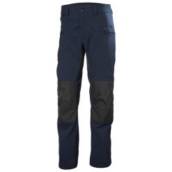 Spodnie Helly Hansen HP Racing Deck 2.0. Niebieskie spodnie materiałowe męskie Helly Hansen, bez wzorów, z elastanu. Za 610.80 zł.