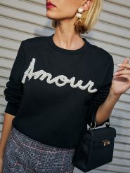 Milan Kiss Bluza w kolorze czarnym rozmiar: M. Czarne bluzy bez kaptura damskie Milan Kiss, m. Za 165.71 zł.