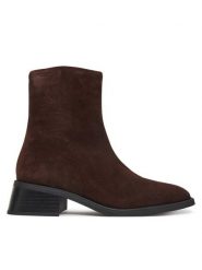 Vagabond Shoemakers Botki Blanca 5217-240-31 Brązowy. Brązowe botki damskie Vagabond Shoemakers, ze skóry, bez obcasa, na płaskiej podeszwie, bez zapięcia. Za 719.99 zł.