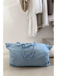 CARE BY ME Torba podróżna "Joy" w kolorze błękitnym rozmiar: onesize. Niebieskie torebki klasyczne damskie CARE BY ME, bez wzorów, z bawełny, bez dodatków. Za 119.95 zł.