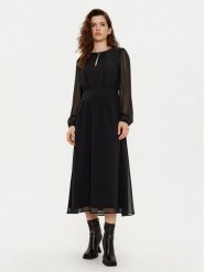 JOOP! Sukienka codzienna 58 D58Dorothea 10018884 30044846 Czarny Regular Fit. Czarne sukienki damskie Joop!, na co dzień, bez wzorów, z syntetyku, bez kołnierzyka, bez ramiączek, proste. Za 729.99 zł.