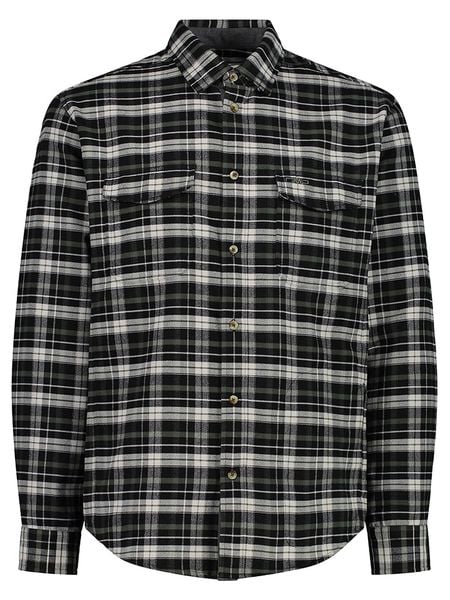 CMP Koszula funkcyjna w kolorze czarno-białym rozmiar: 56. Czarne koszule męskie CMP, bez wzorów, z materiału, bez kołnierzyka, bez ramiączek. Za 126.15 zł.