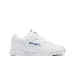 Buty do chodzenia męskie Reebok Workout Plus. Białe buty sportowe na co dzień męskie Reebok, z gumy, bez zapięcia, trekkingowe, Reebok Workout. Za 419.00 zł.