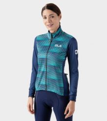 Kurtka rowerowa damska Alé Cycling Solid Sharp. Białe kurtki damskie ALÉ CYCLING, l, bez wzorów, z elastanu, bez kaptura. Za 542.99 zł.